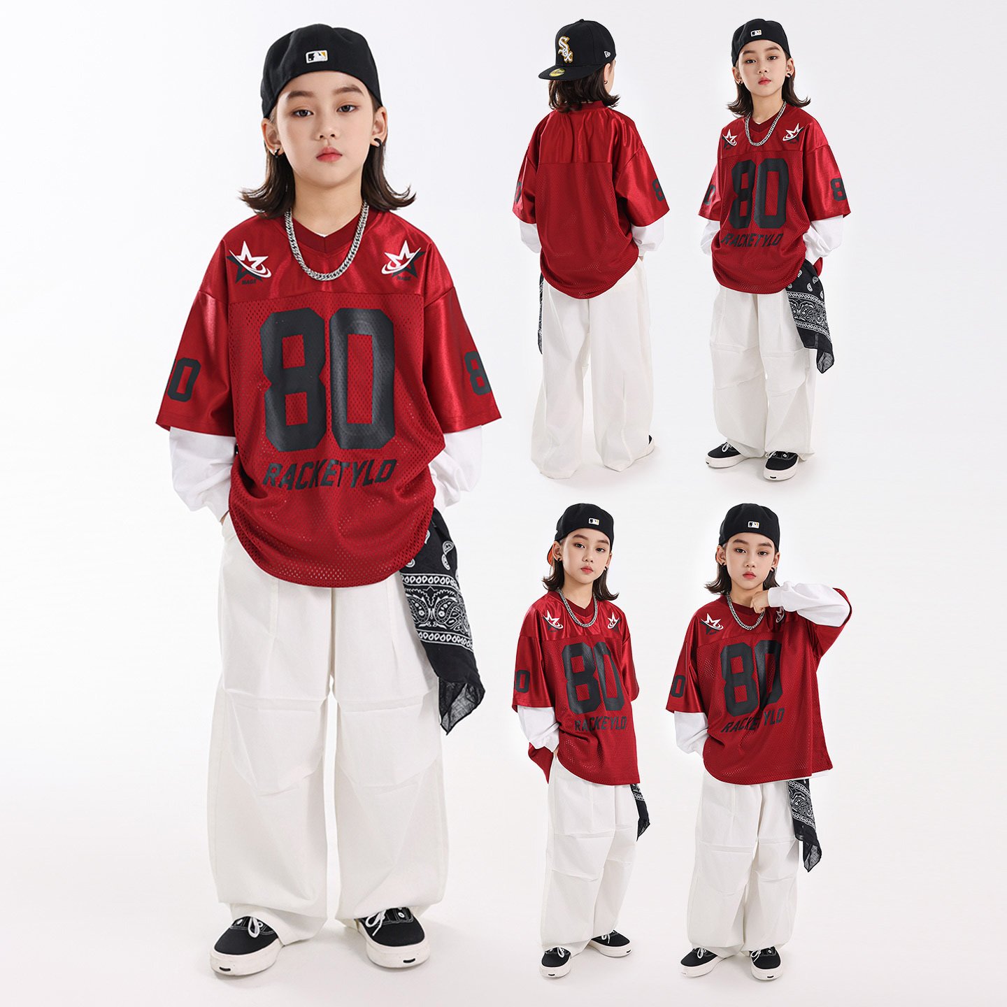 RACKETYLD街舞儿童潮服男童嘻哈风童装炸街酷帅hiphop套装演出服,童装/婴儿装/亲子装,儿童演出服,淘宝优惠券,粉丝福利购,淘宝优惠卷