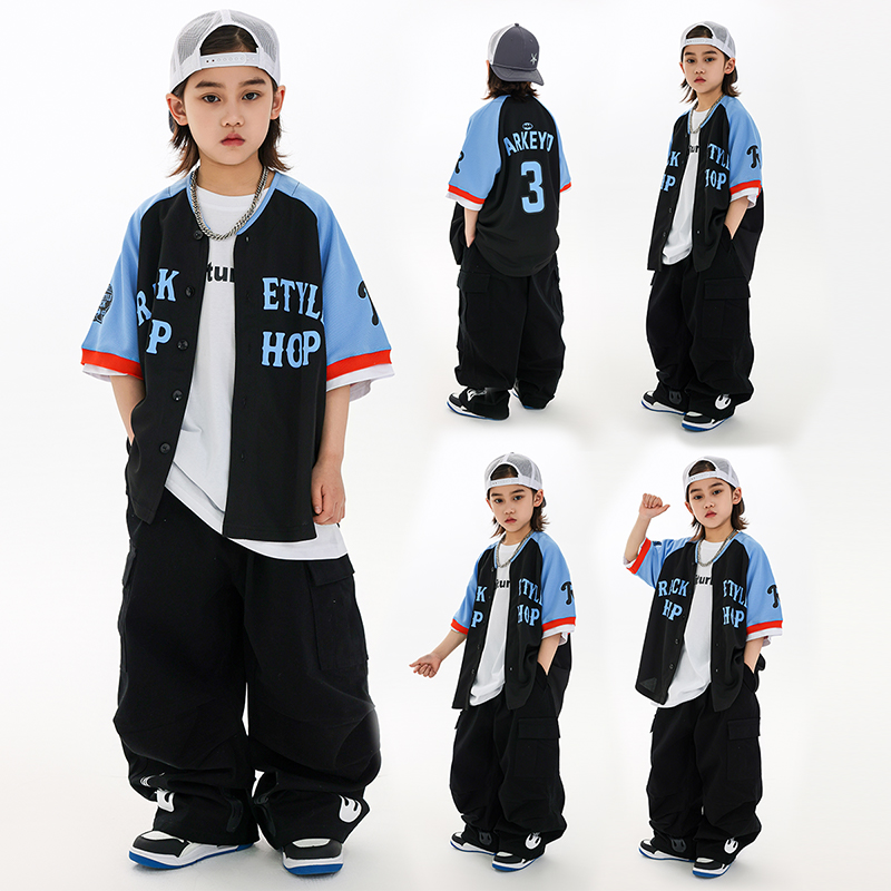 DACKETYLD男女童嘻哈街舞演出服