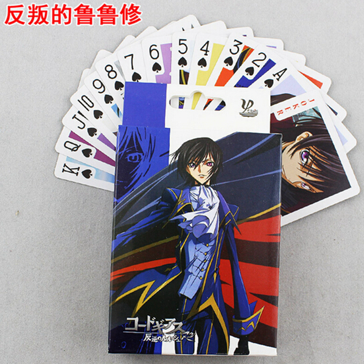 反叛的鲁路修桌游扑克牌买二送一