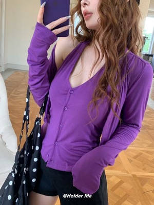 单排扣背心上衣+披肩外套女