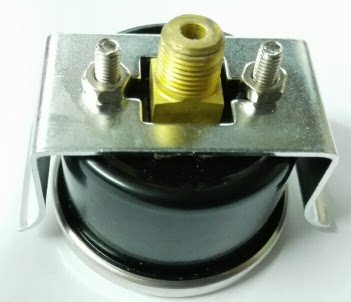 压力表 直径40mm 轴向带u型支架压力表 y-40z-u 0-1mpa 螺纹M10*1