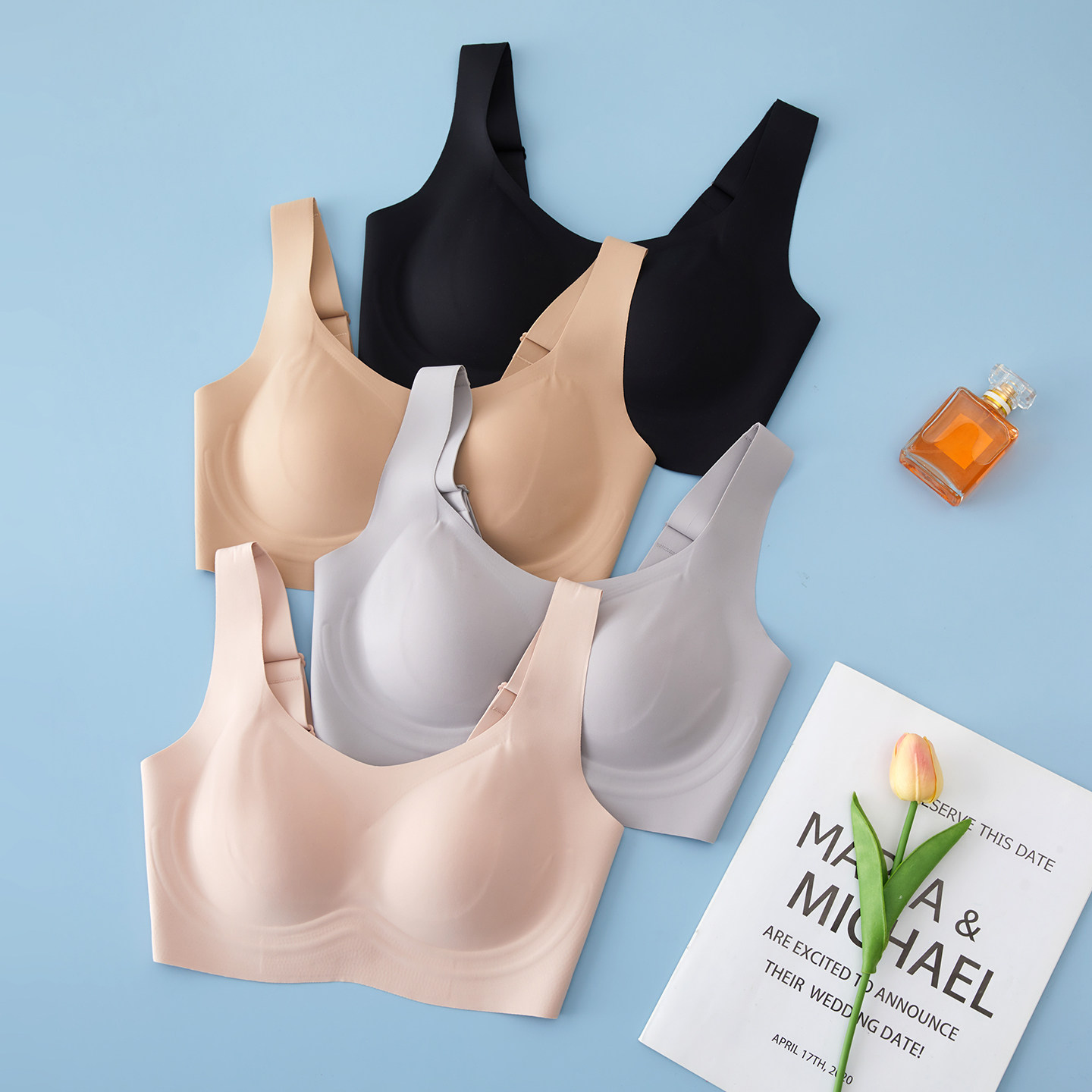 粉底液无痕内衣女小胸聚拢固定杯大胸运动美背无钢圈软支撑文胸罩,女士内衣/男士内衣/家居服,文胸,淘宝优惠券,粉丝福利购,淘宝优惠卷