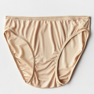 包臀高弹裤 肤色短裤 衩 女桑蚕丝三角无痕抑菌透气底裤 真丝中腰内裤