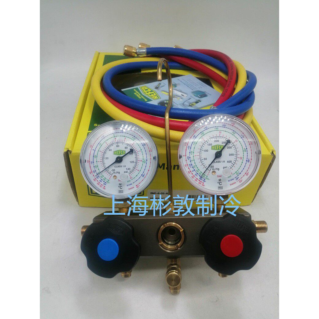 瑞士威科冷媒加液表BM2-6-DS 适用R22R410加液表 冷媒压力检测工
