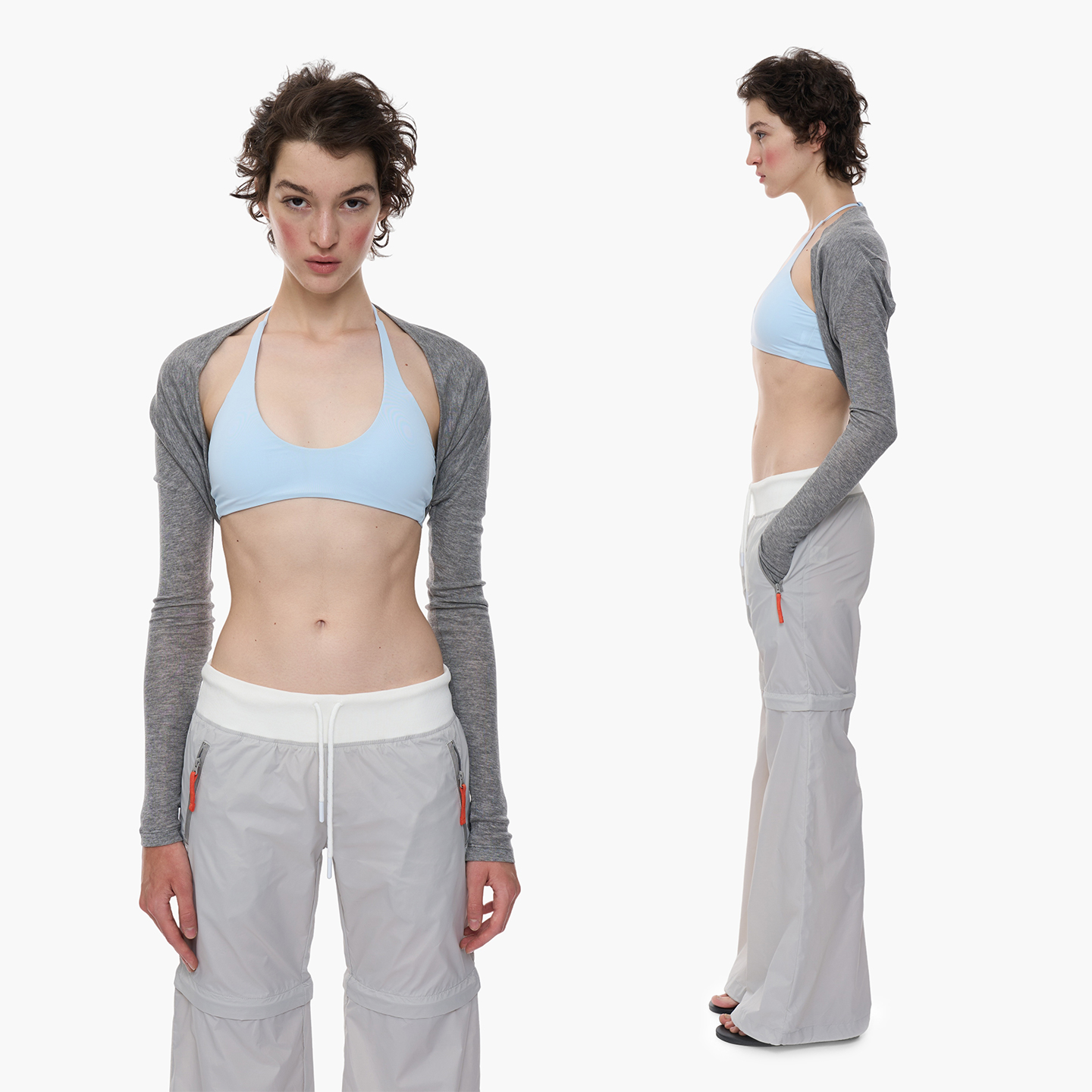 防晒袖套美背胸垫挂脖系打底吊带