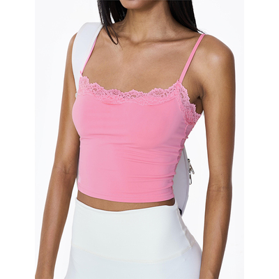 vwhu千禧辣妹短款蕾丝吊带