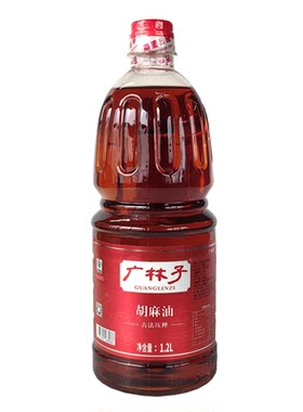 纯胡麻油广林子绿色食品古法压榨