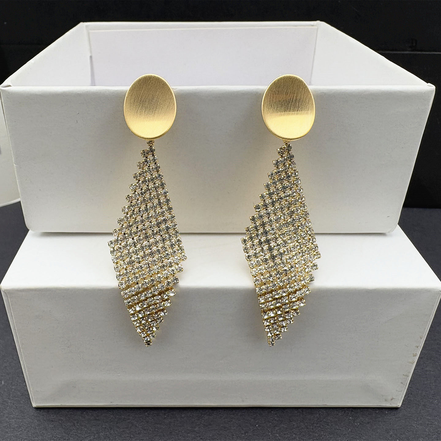 巨好看独特漂亮耳钉女爆款2026新款高级感复古显脸瘦长款满钻耳环,饰品/流行首饰/时尚饰品新,耳钉,淘宝优惠券,粉丝福利购,淘宝优惠卷