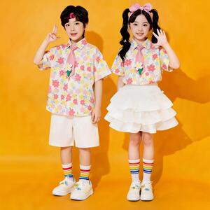 六一儿童演出服春季小学生运动会服装儿童啦啦操表演服夏季合唱服