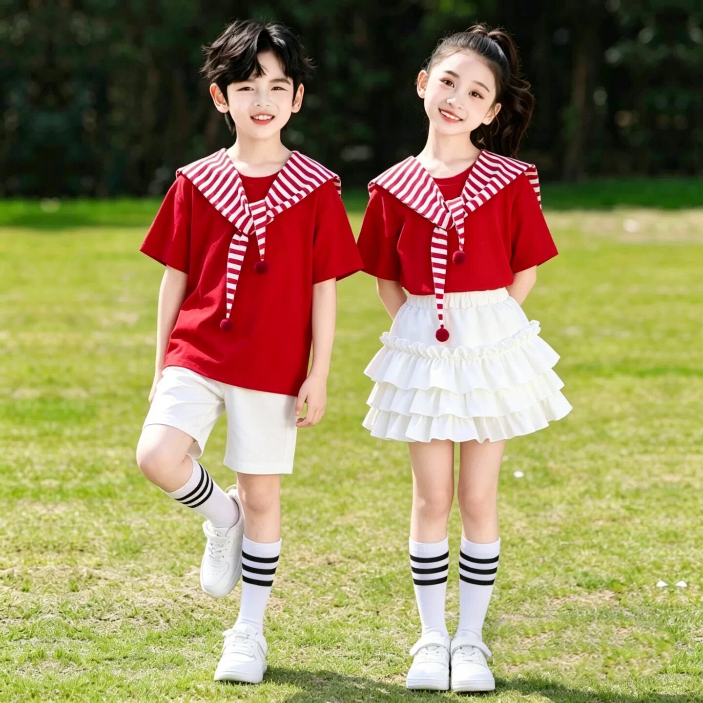 六一儿童演出服幼儿园毕业班拍摄礼服中小学生朗诵合唱演出服套装