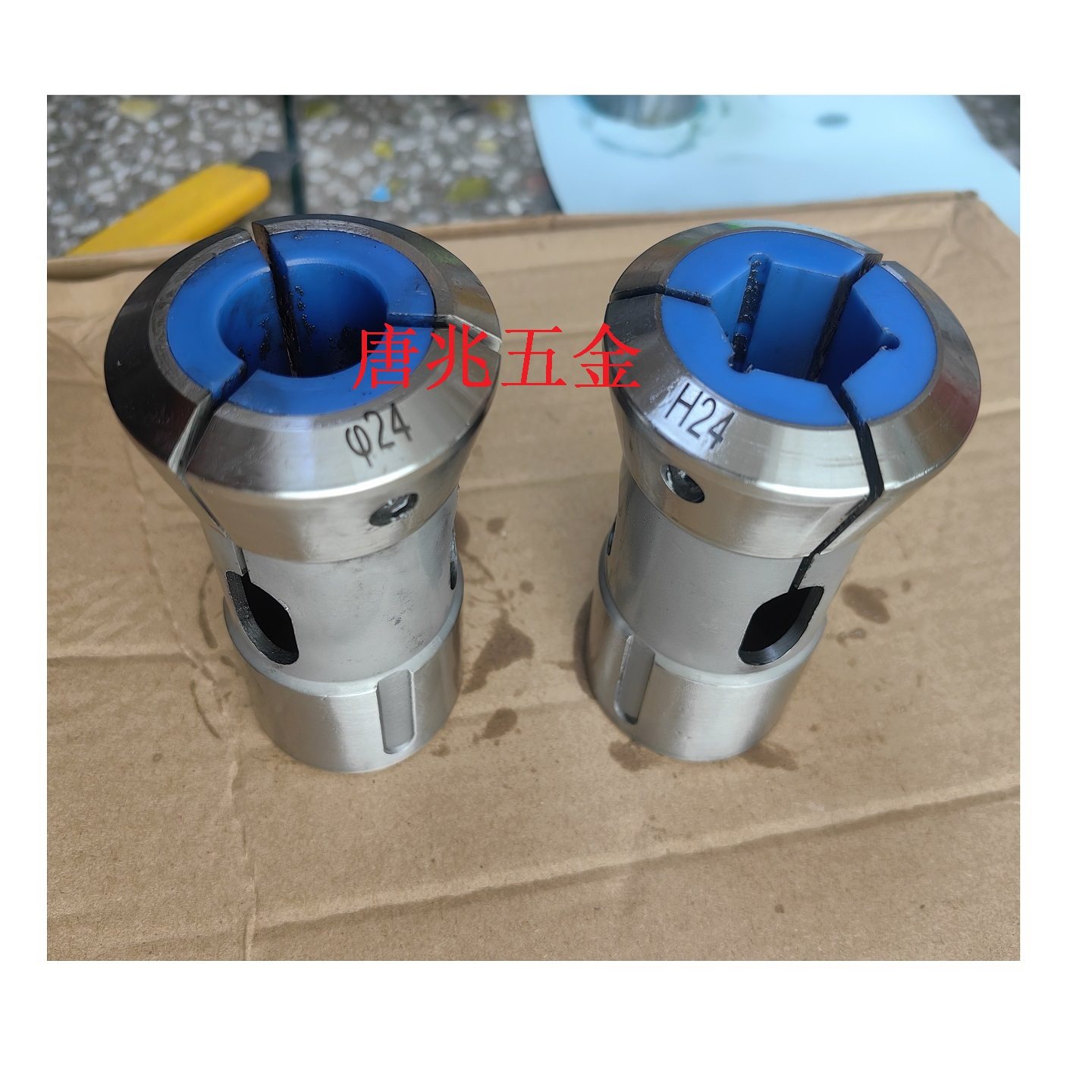 定制走心机自动数控车床防夹伤夹头塑胶尼龙镶铜夹头数控尼龙现货