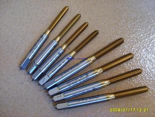 挤压镀钛丝攻丝锥加大精度无屑平头尖头8B9B10B11B12B公制 美制牙