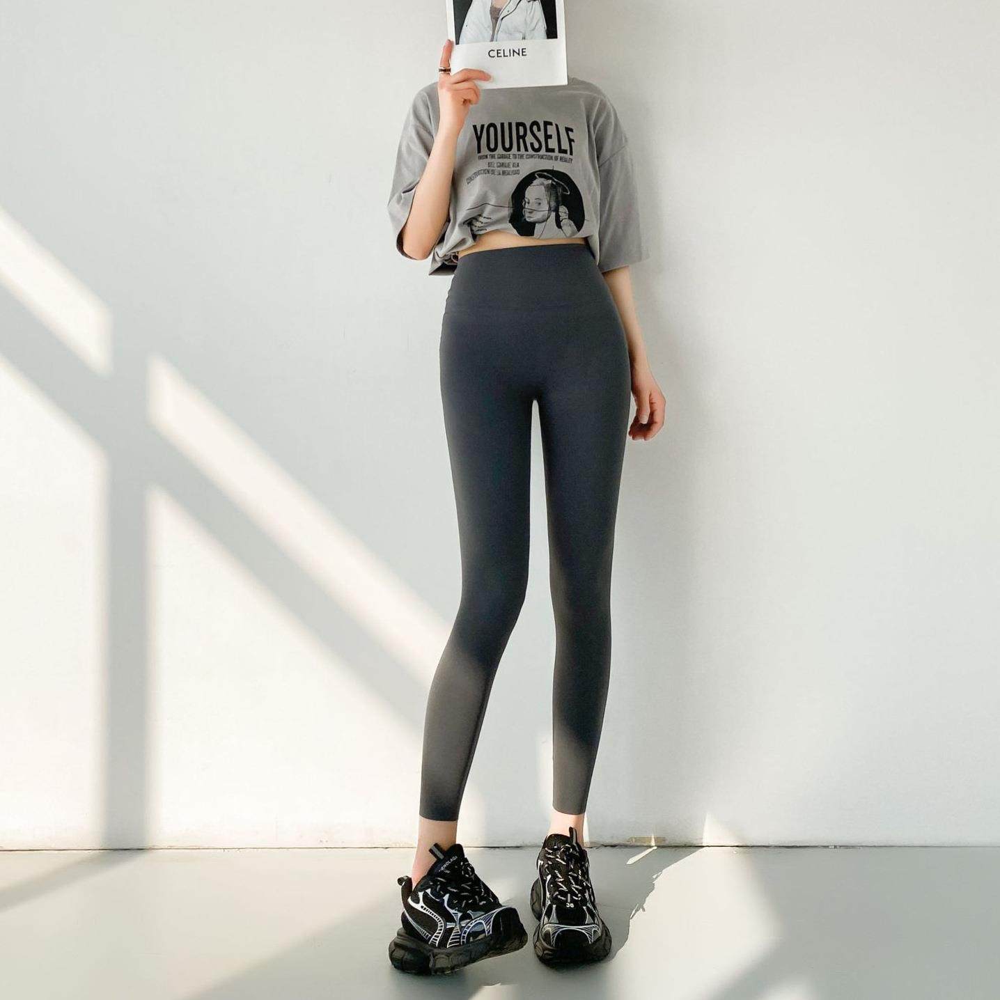 709春季薄款无尴尬线无痕瑜伽打底裤透气丝滑九分高腰,女装/女士精品,打底裤,淘宝优惠券,粉丝福利购,淘宝优惠卷