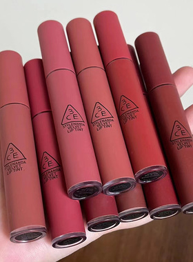 韩国3CE秋季新品丝绒唇釉BLURRING慕斯哑光雾面显白BEARBERRY正品