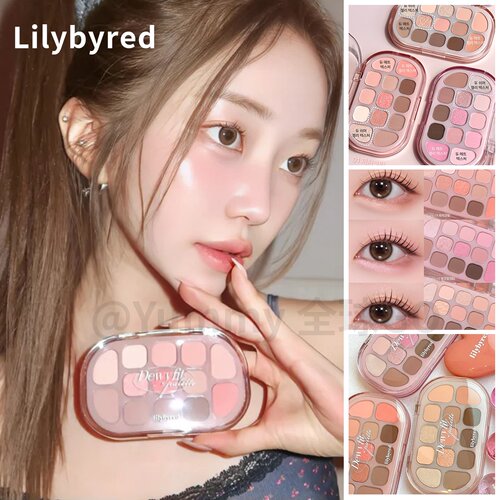 Lilybyred13色眼影盘新手淡妆