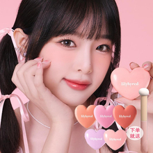 小猴子推荐~韩国lilybyred爱心单色腮红粉膏02火龙果色/01/05/06/