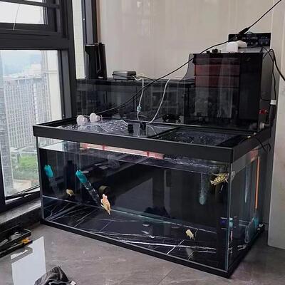 沉淀仓水切割一体双层抽屉式鱼缸