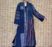 民族风手工老绣设计款 夹层风衣