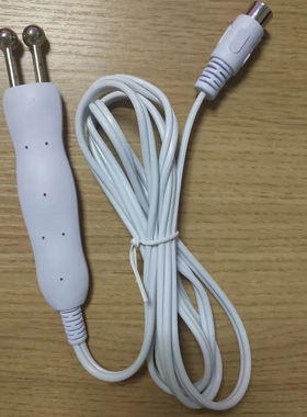 头皮理疗仪配件单头BIO导入仪脸部护理仪器配件电波拉皮五芯插头