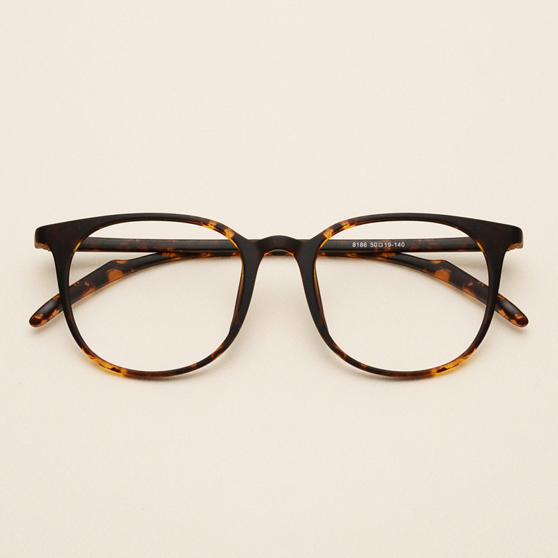 TR90复古近视眼镜框架 男女新款轻盈眼镜框眼镜架 配防蓝光防辐射