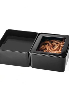 爬宠防逃二合一两用食盆水盆守宫鬃狮蜥蜴面包虫杜比亚喂食饮水盆