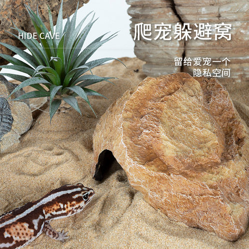 新派WACOOL玩酷爬宠躲避仙人掌装饰树化石造景摆件蜥蜴守宫蛇