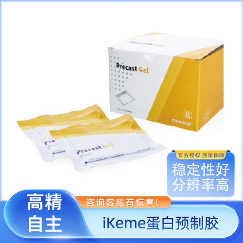ikeme蛋白预制胶电泳蛋白胶 WB梯度胶 兼容伯乐/天能/六一mini槽