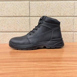 稀缺外贸男鞋皮毛一体羊毛棉鞋保暖户外休闲高帮皮鞋男真皮厚底