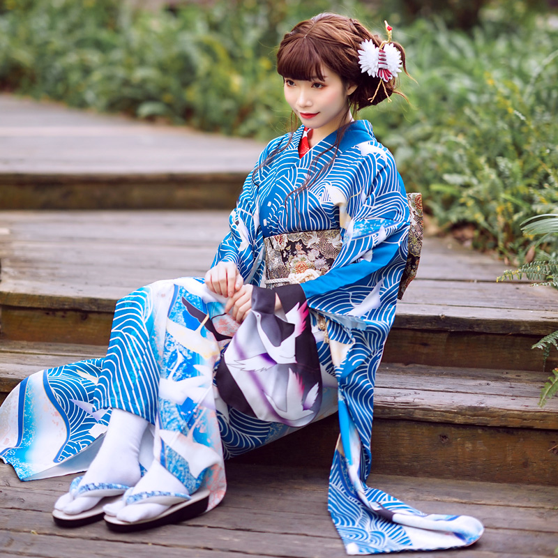 樱之美大正风传统版振袖日式和服