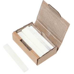 石笔白色加厚加宽工业钢铁用石膏画条工地划线笔记号笔彩色滑石笔