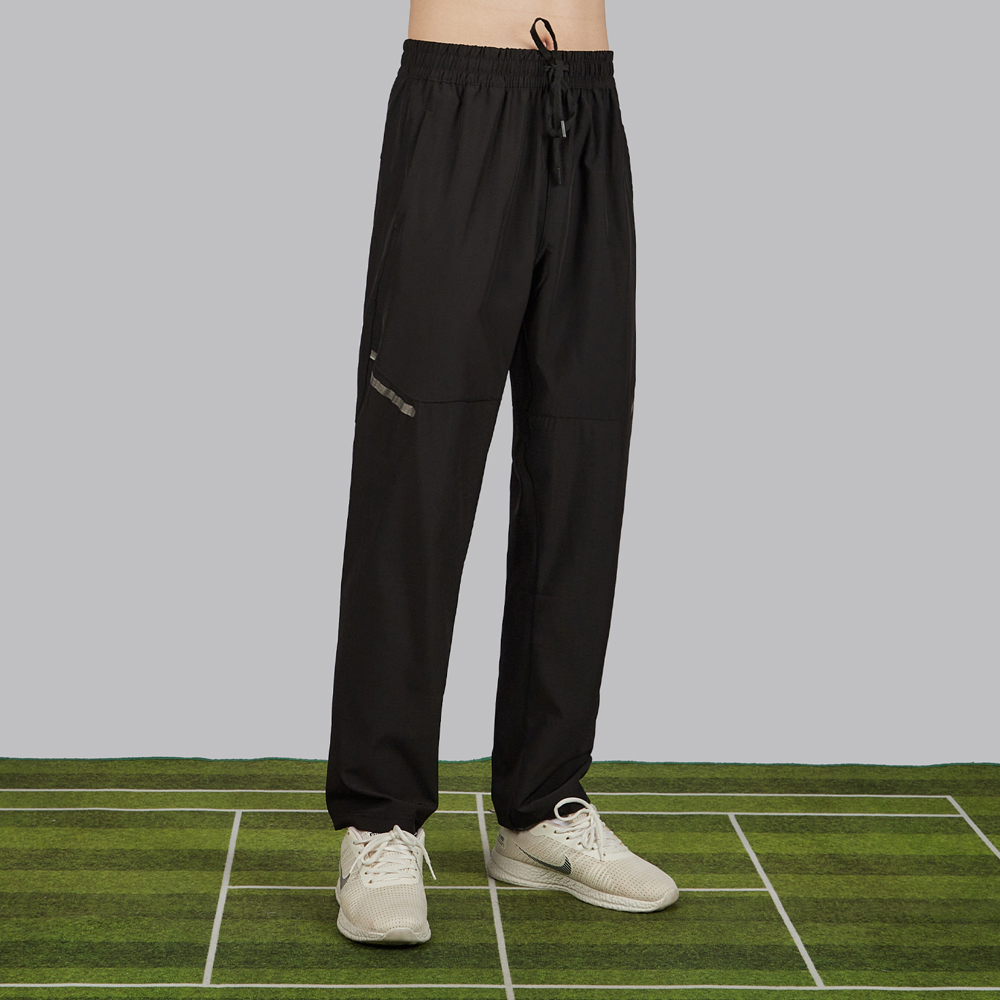 网球长裤透气速干反光条男士运动