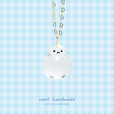 原创制作树脂项链小鸟日系可爱