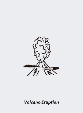 NEUF弗 独家创意防水纹身贴《小火山的爆发》无穷力量瞬间爆发