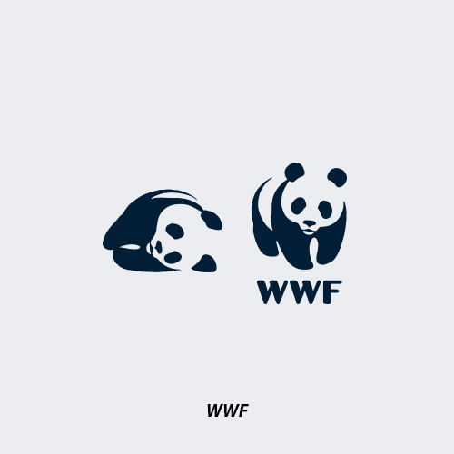 neuf弗 创意纹身贴《熊猫旺旺福》wff环保组织 保护地球 人人参与