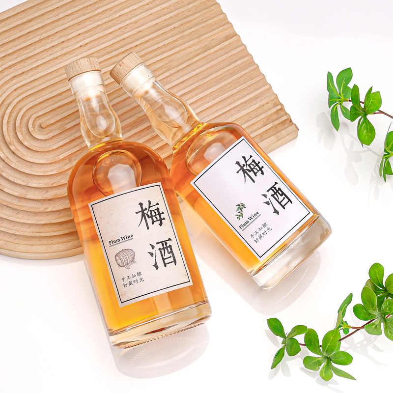 回声酒吧大众中式玻璃高颜值酒瓶