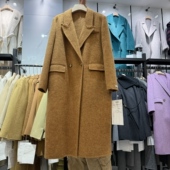 西装 韩版 超细澳毛双面羊毛大衣女2025冬百搭减龄长款 毛毛呢外套潮