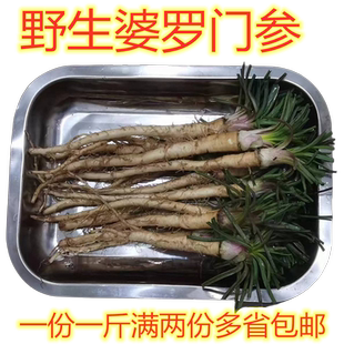 野生婆罗门参土泡参绿芨大蒲公英兔儿奶新鲜野菜下单现挖