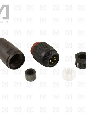 220LR16 NC032【CONN PLUG MALE 4POS GOLD SCREW】