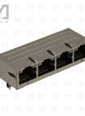 08B0-1X4T-36-F【CONN MAGJACK 4PORT 100 BASE-T】