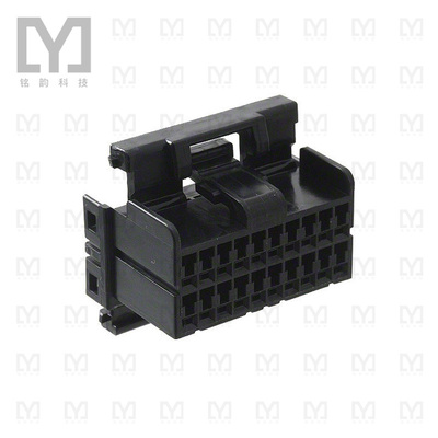 174047-2【CONN PLUG HSNG 20POS DUAL BLACK】