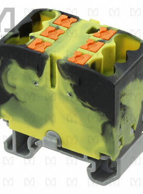 3274120【DISTRIBUTION BLOCK BLACK/YELLOW】