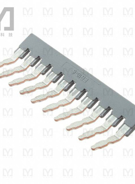 0201139【JUMPER TERM BLK 10POS FLAT PIN】