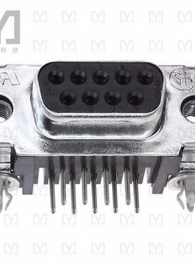 5747844-4【CONN D-SUB RCPT 9POS R/A SOLDER】