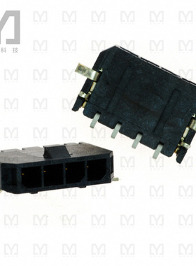 0436500413【CONN HEADER SMD R/A 4POS 3MM】
