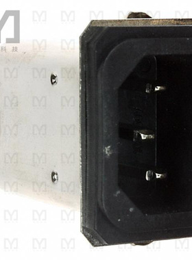 6609005-8【PWR ENT RCPT IEC320-C14 PANEL QC】