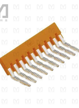 0710905【JUMPER TERM BLK 10POS FLAT PIN】