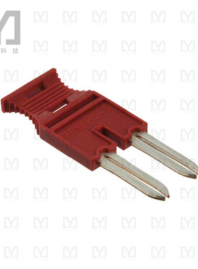 3033802【JUMPER TERM BLK 2POS FLAT PIN】