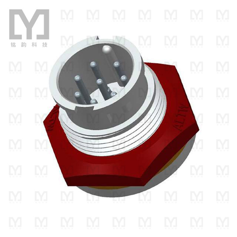 ABD-08PMMS-LC7001【CONN RCPT MALE 8POS SOLDER CUP】