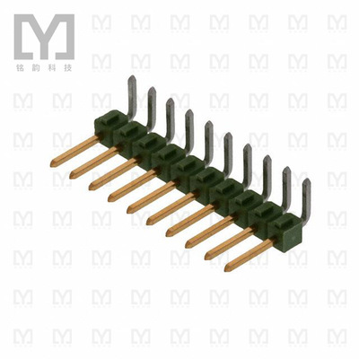 1-826631-0【CONN HEADER R/A 10POS 2.54MM】
