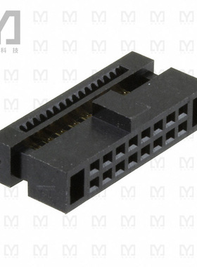 20021444-00016T4LF【CONN RCPT 16POS IDC 30AWG GOLD】